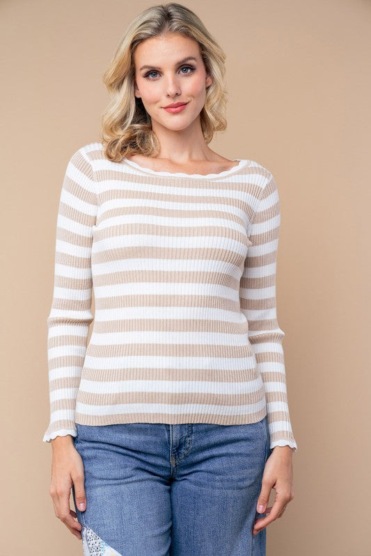 Val Striped Top