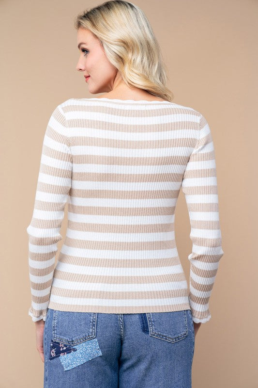 Val Striped Top