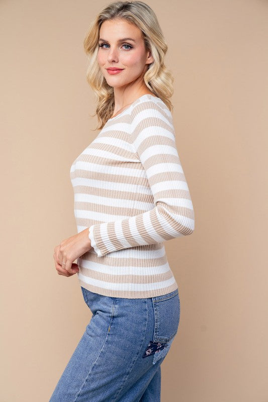 Val Striped Top