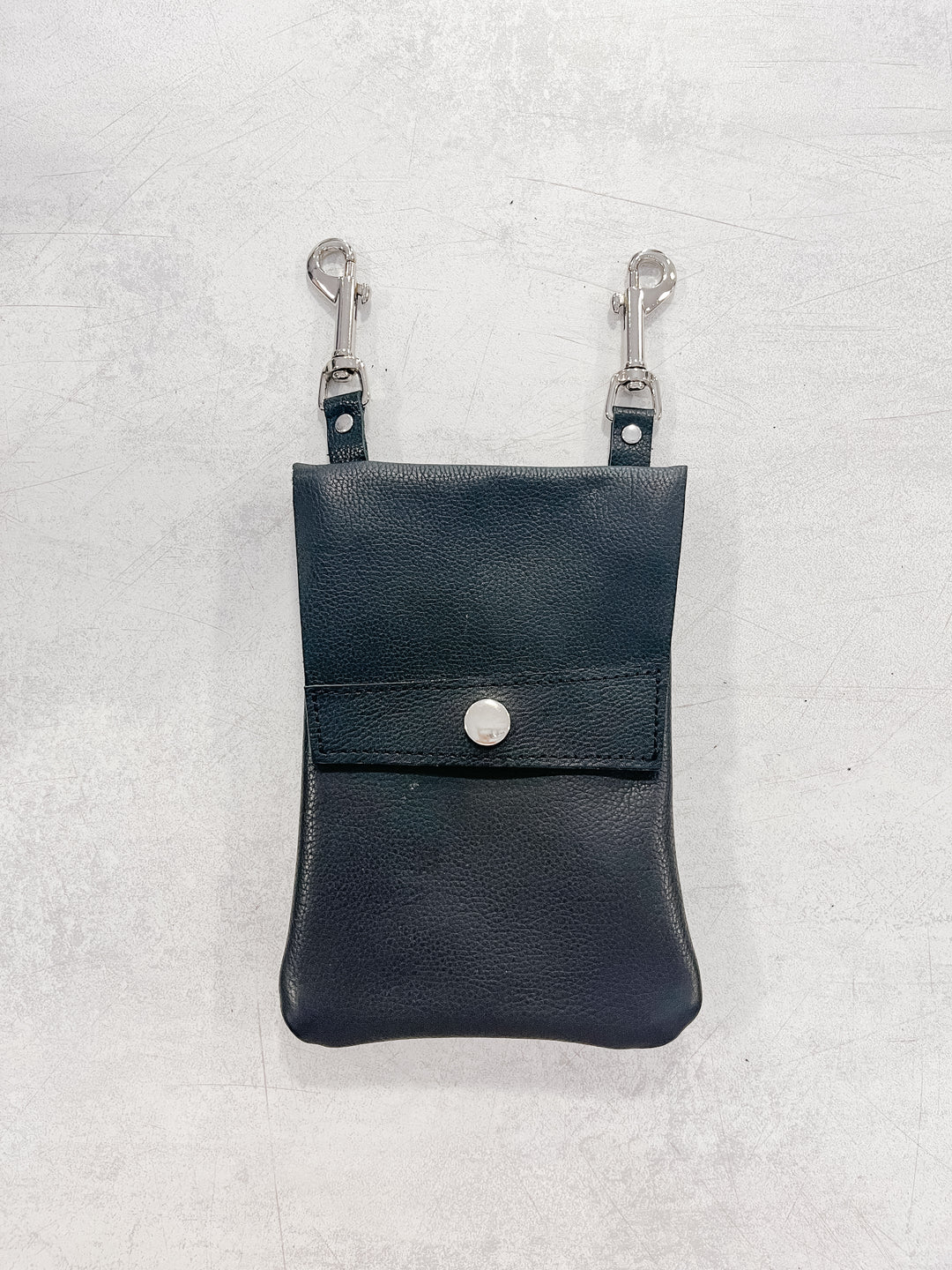 Holbrook Leather Crossbody Bag - Black