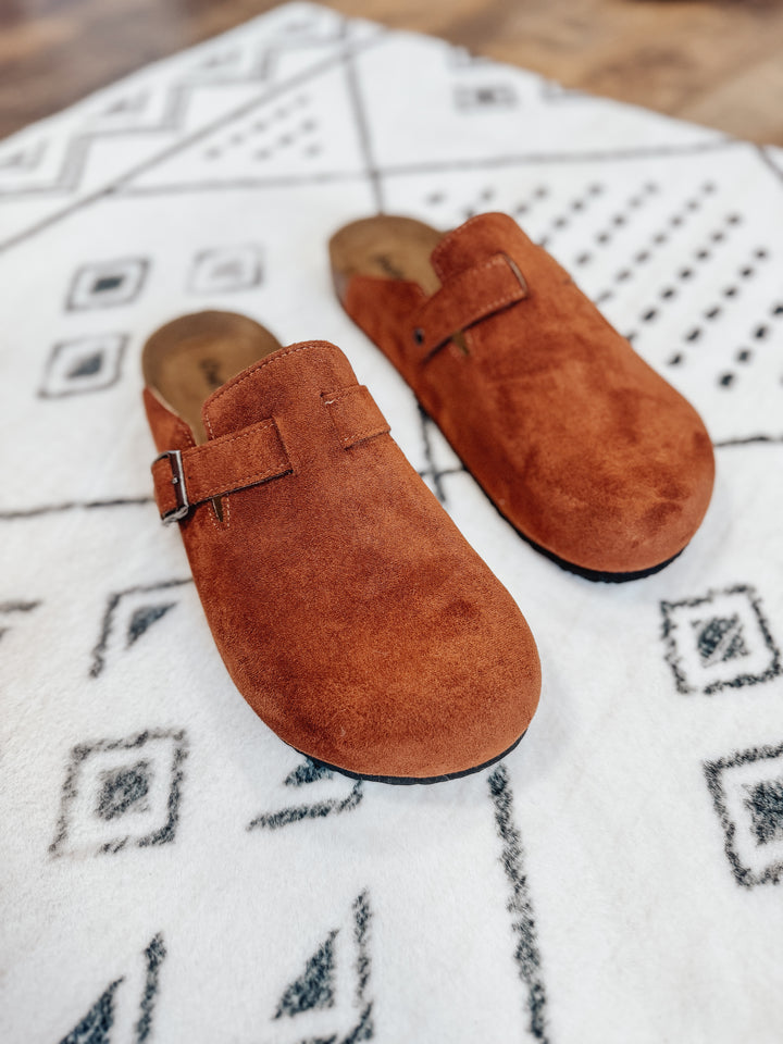 Bria Cork Clogs - Whiskey