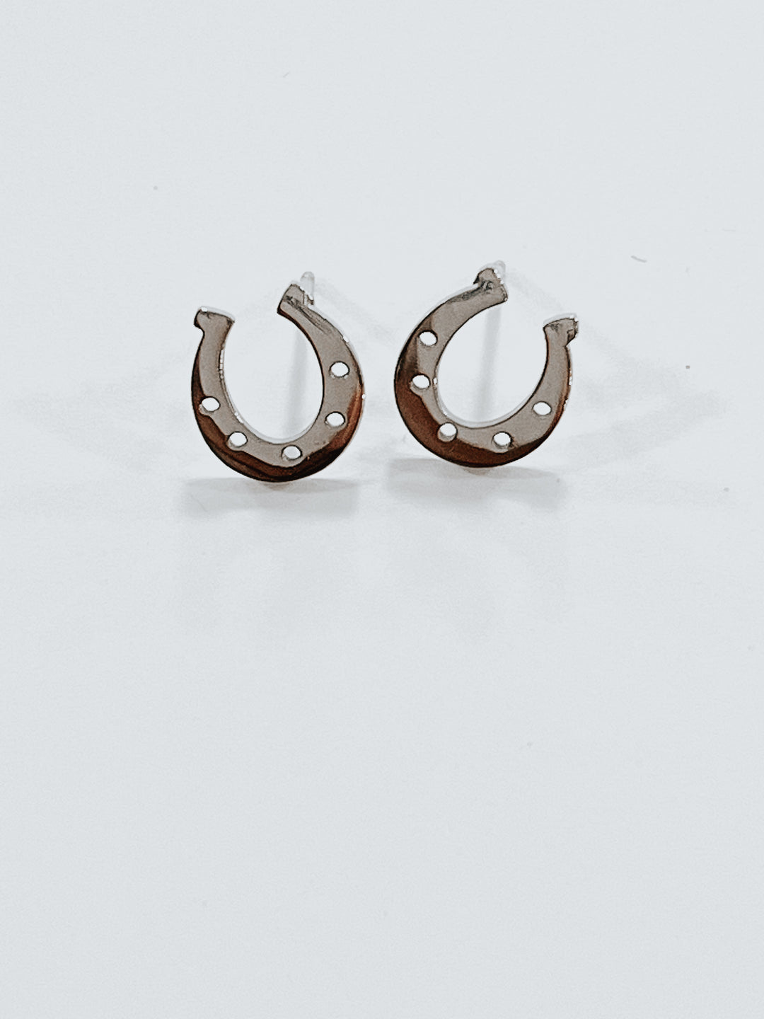 JBA Horse Shoe Earrings - Silver