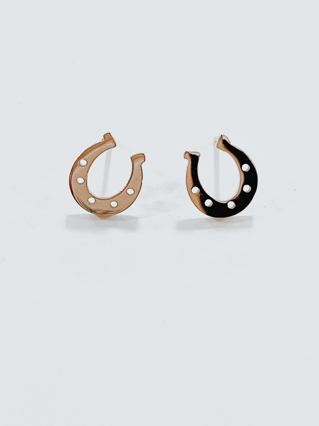 JBA Horse Shoe Earrings - Gold