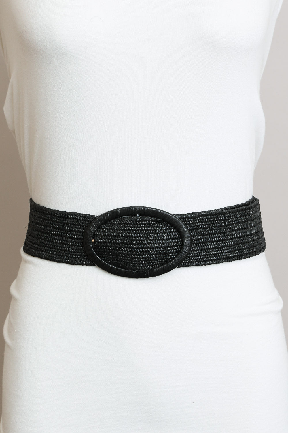 Sonoma Raffia Belt  - Black